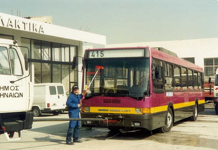 Будапешт, Ikarus 415.T1 № б/н; Афины — Разные фотографии