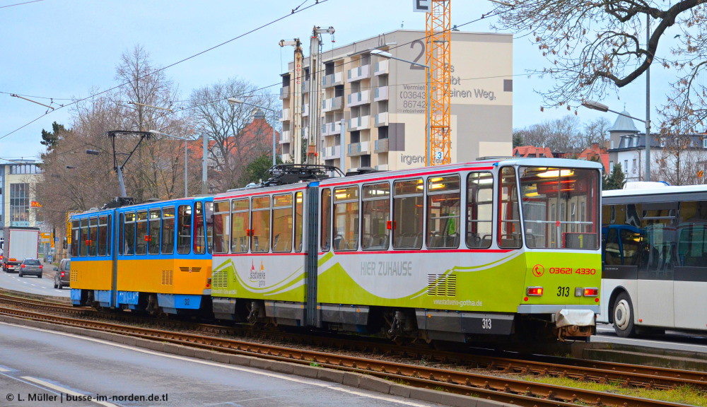 Гота, Tatra KT4DC № 313