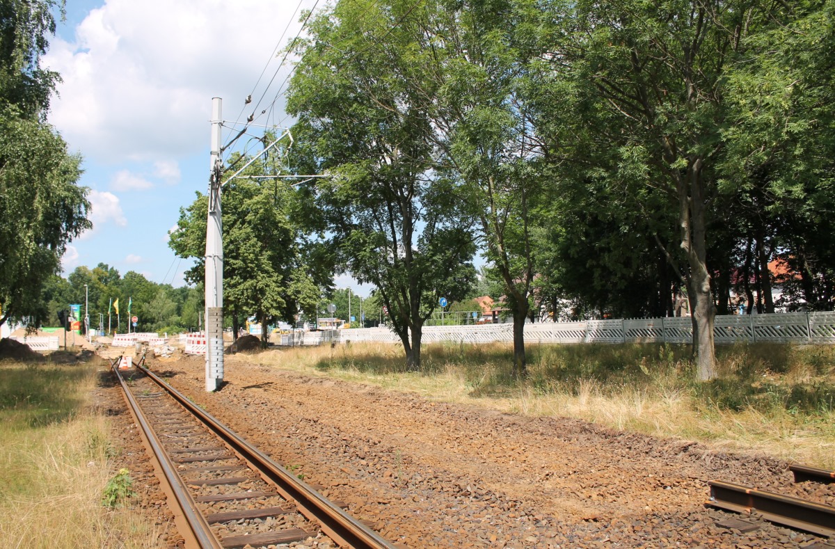 Котбус — Реконструкция трамвайной линии на Тимштрассе