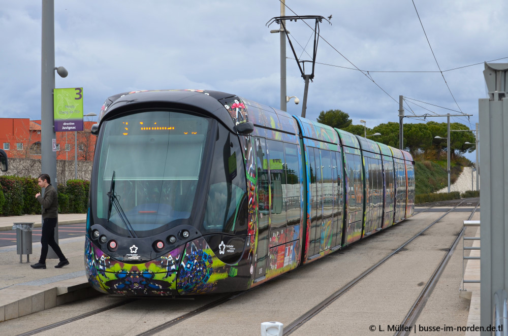 Монпелье, Alstom Citadis 402 № 2076