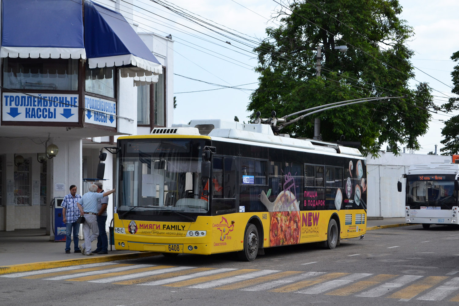 Крымский троллейбус, Богдан Т70115 № 6408