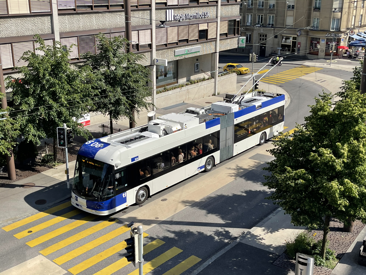 Лозанна, Hess lighTram 19 DC № 806