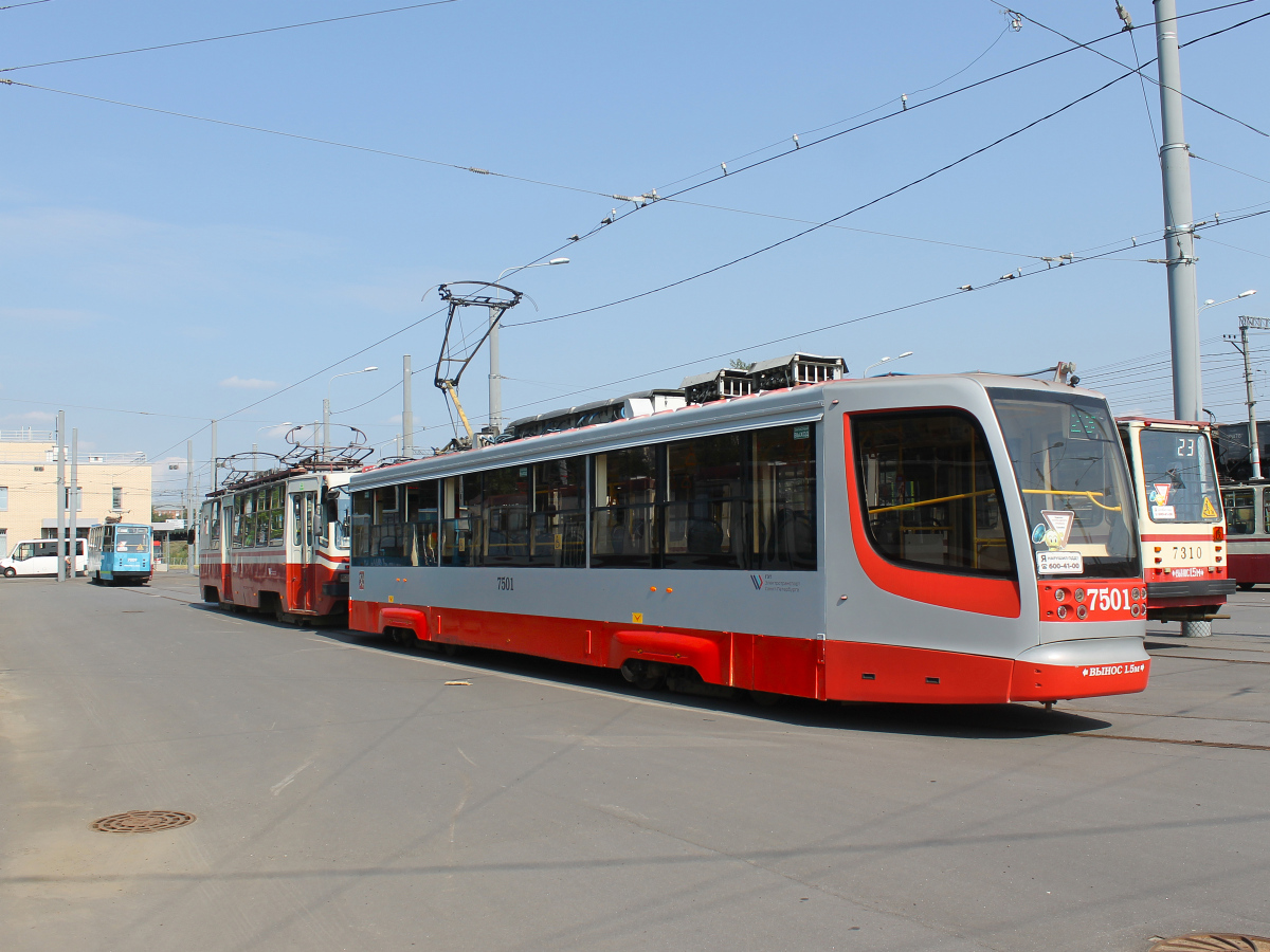 Санкт-Петербург, 71-623-02 № 7501; Санкт-Петербург — Конечные станции и разворотные кольца