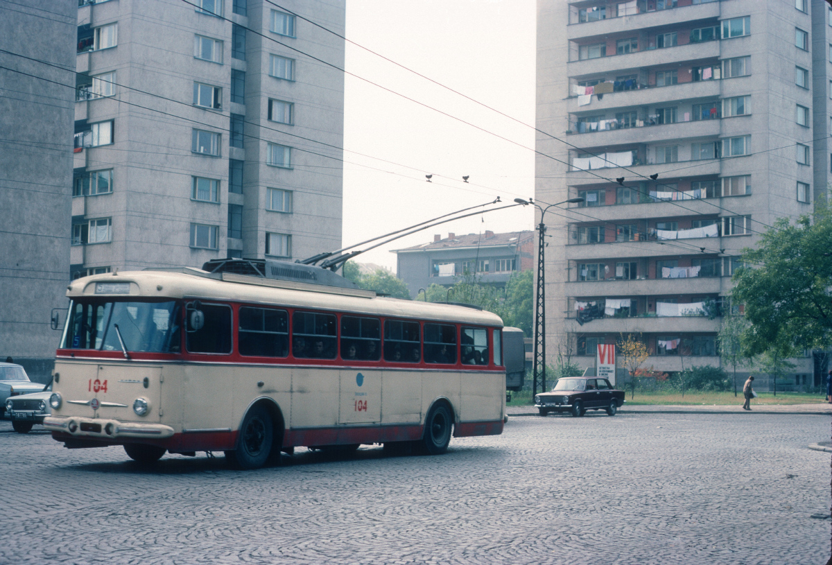 Пловдив, Škoda 9Tr9 № 104; Пловдив — Исторически снимки — Тролейбуси • Исторические фотографии — Троллейбусов