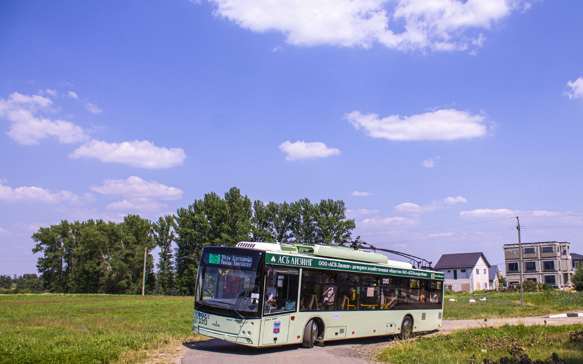 Minsk, MAZ-203T70 # 3313; Minsk — Trip "Trolleybus to the Minsk Sea" 11.07.2021