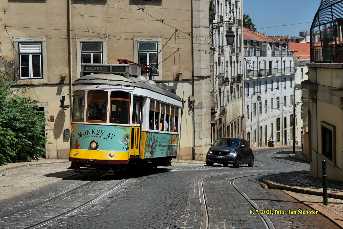 Лиссабон, Carris 2-axle motorcar (Remodelado) № 545