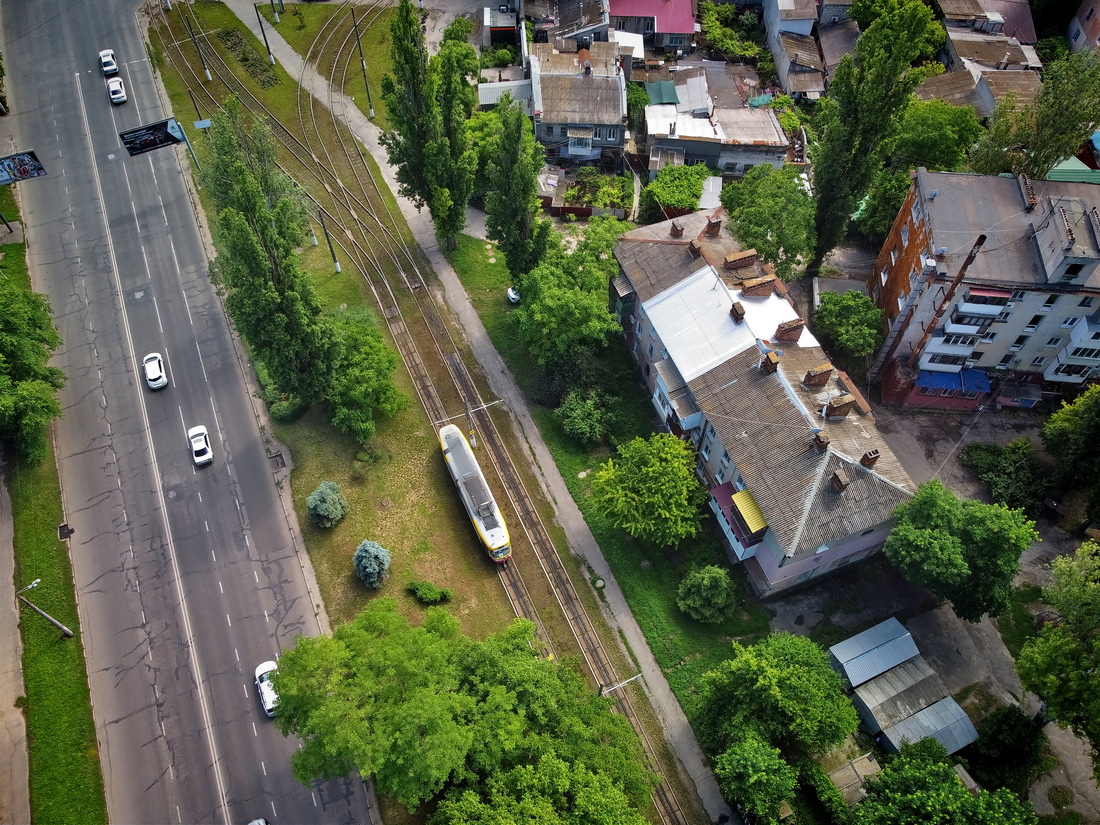 Одесса — Электротранспорт Одессы с высоты