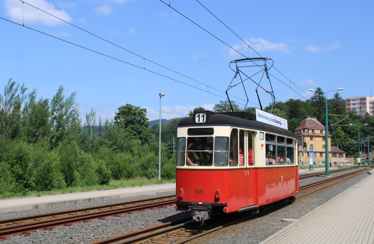 Liberec - Jablonec nad Nisou, Gotha T2-62 # 145; Liberec - Jablonec nad Nisou — Last weeks of metre-gauge, 2021