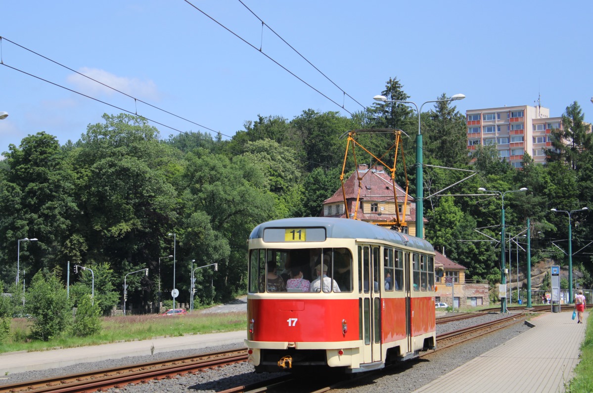 Либерец - Яблонец-над-Нисой, Tatra T2R № 17; Либерец - Яблонец-над-Нисой — Последние недели узкоколейки, 2021 г.