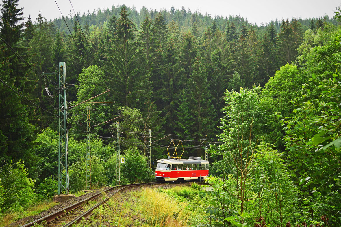 Liberec - Jablonec nad Nisou, Tatra T3M № 8106 (16); Liberec - Jablonec nad Nisou — Last weeks of metre-gauge, 2021