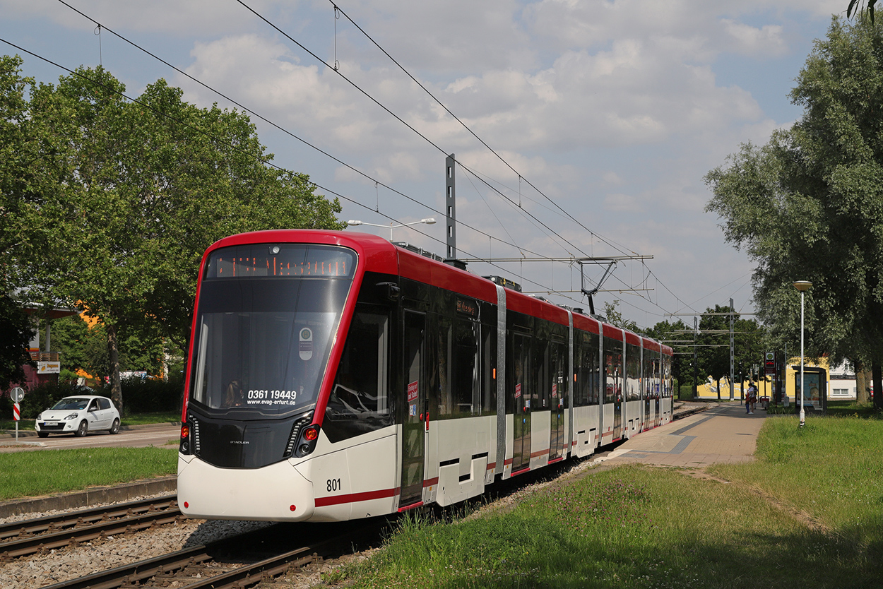 Эрфурт, Stadler Tramlink № 801