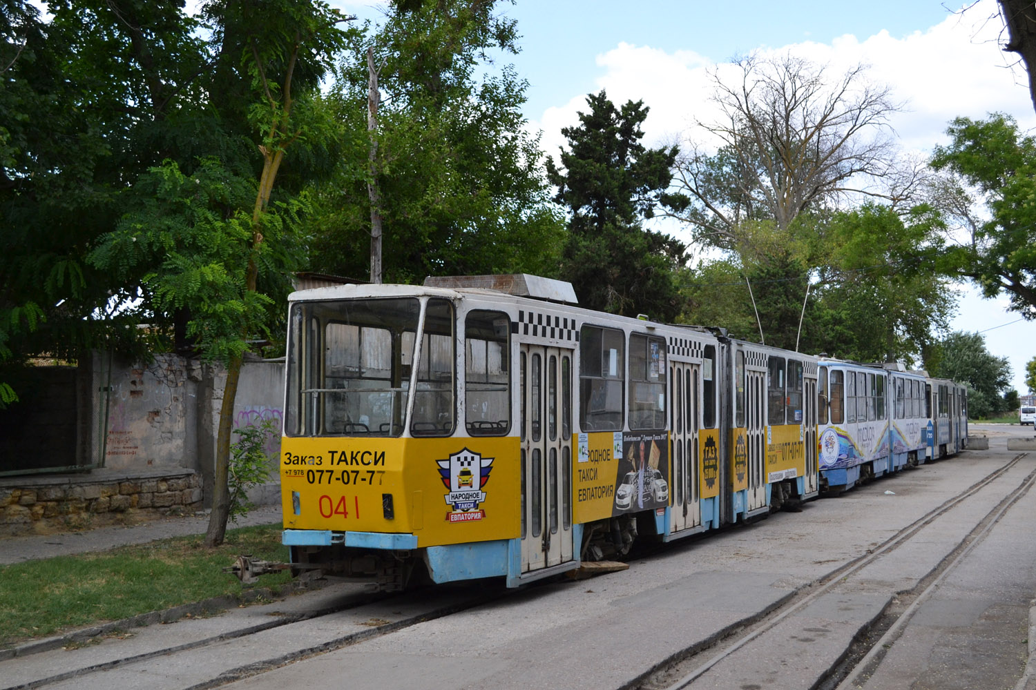 Евпатория, Tatra KT4SU № 041