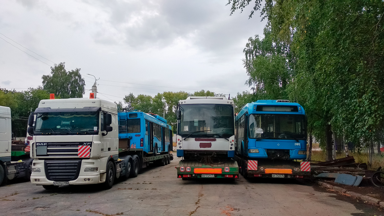 Iżewsk, Trolza-5265.00 “Megapolis” Nr 1436; Iżewsk, BKM 321 Nr 1443; Iżewsk — New trolleybuses