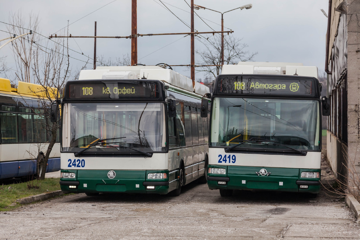 Haskovo, Škoda 24Tr Irisbus Citybus nr. 2420; Haskovo, Škoda 24Tr Irisbus Citybus nr. 2419