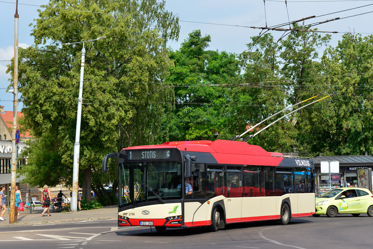 Вильнюс, Solaris Trollino IV 12 Škoda № 2756