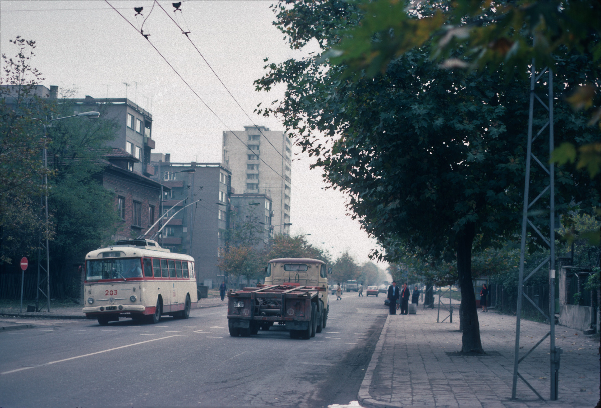 Пловдив, Škoda 9Tr15 № 203; Пловдив — Исторически снимки — Тролейбуси • Исторические фотографии — Троллейбусов