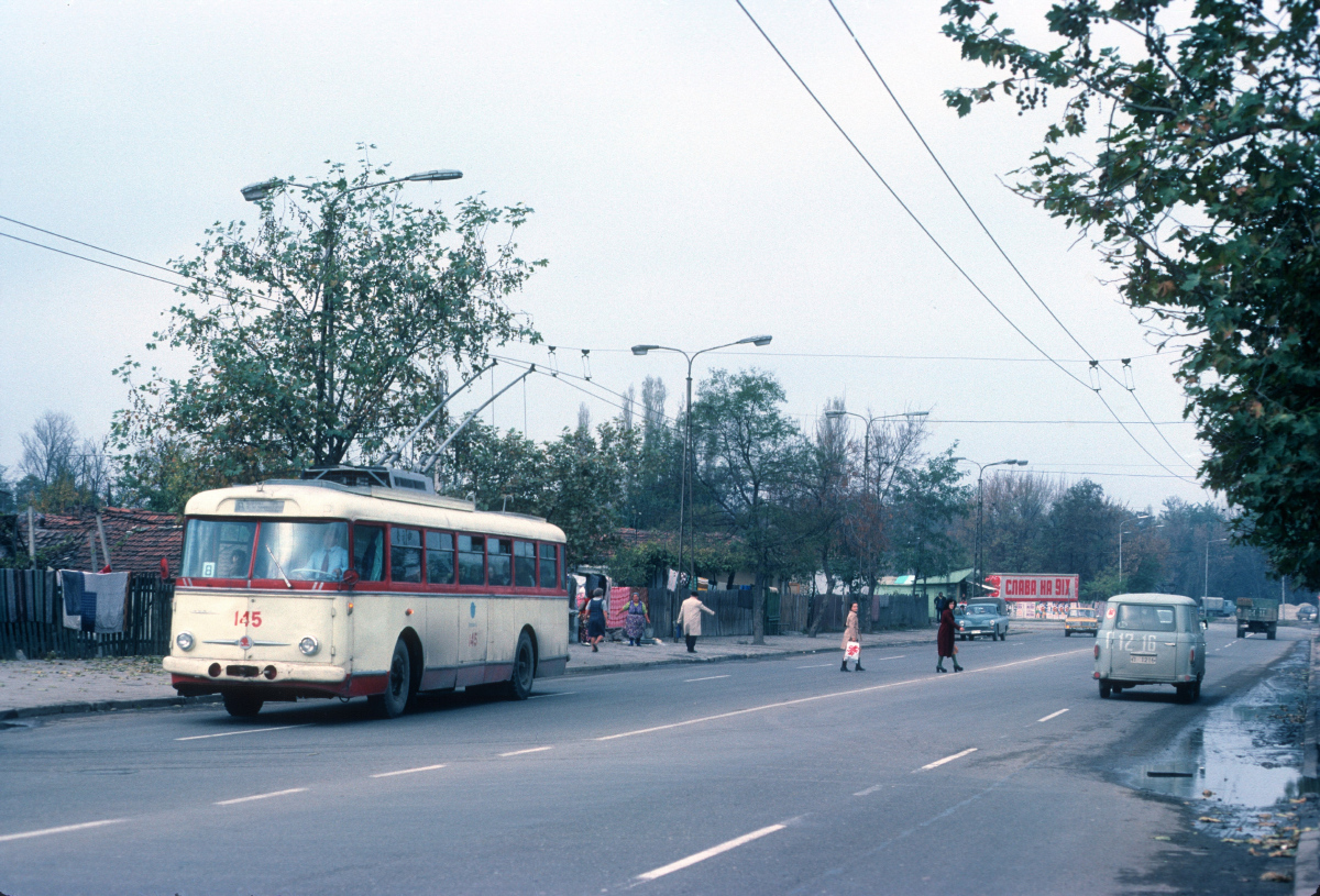 Пловдив, Škoda 9Tr11 № 145; Пловдив — Исторически снимки — Тролейбуси • Исторические фотографии — Троллейбусов