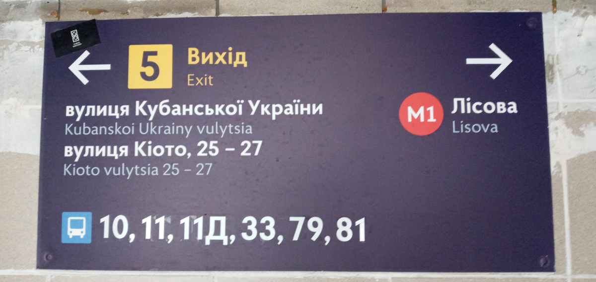 Киев — Метрополитен — Разное