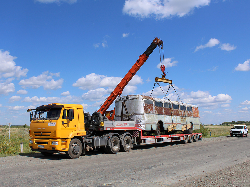 Челябинск — Транспортировка троллейбуса ЗиУ-5Д