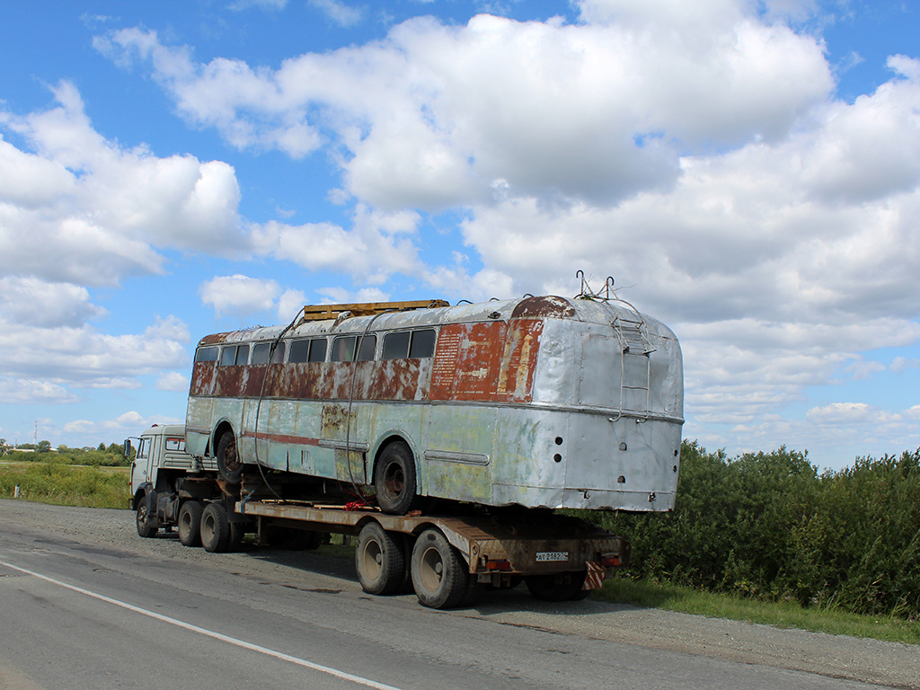 Челябинск — Транспортировка троллейбуса ЗиУ-5Д