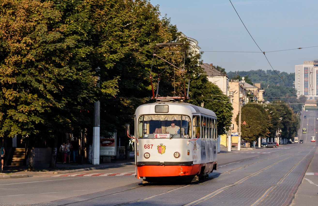 Каменское, Tatra T3SU № 687