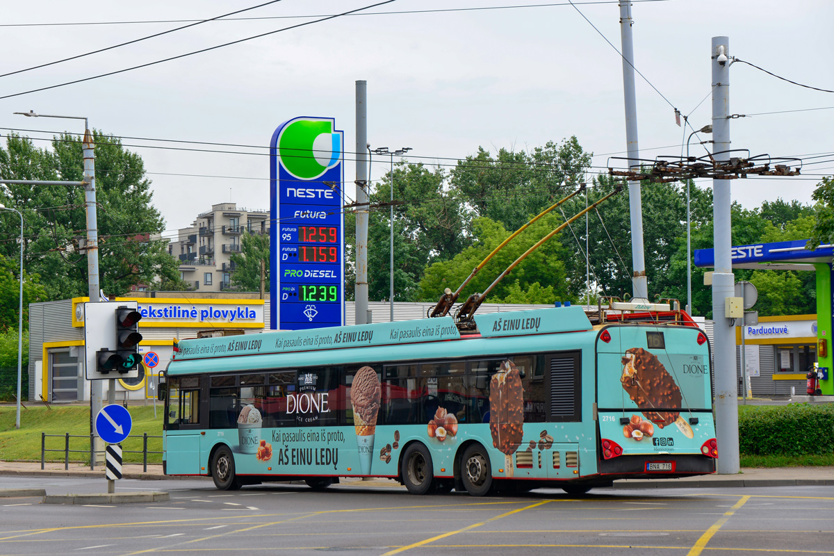 Вильнюс, Solaris Trollino II 15 AC № 2716