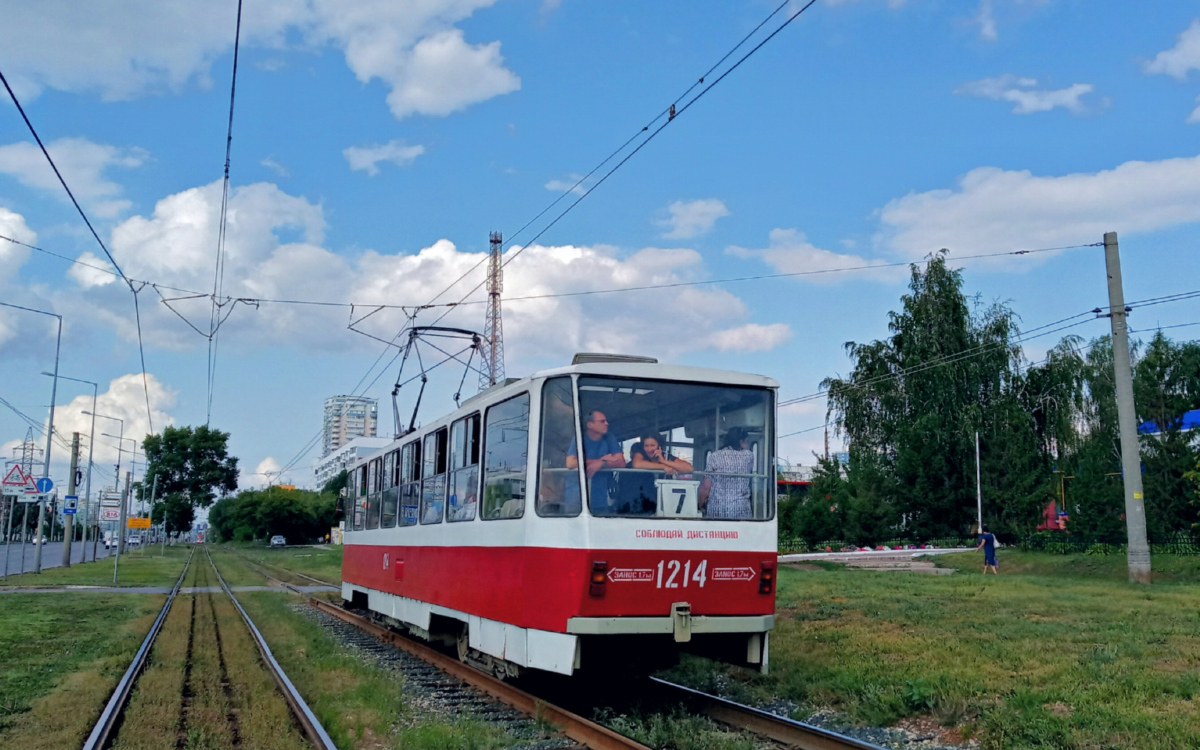 Самара, Tatra T6B5SU № 1214