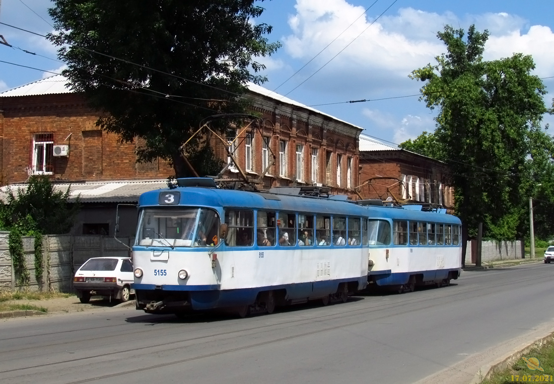 Харьков, Tatra T3A № 5155