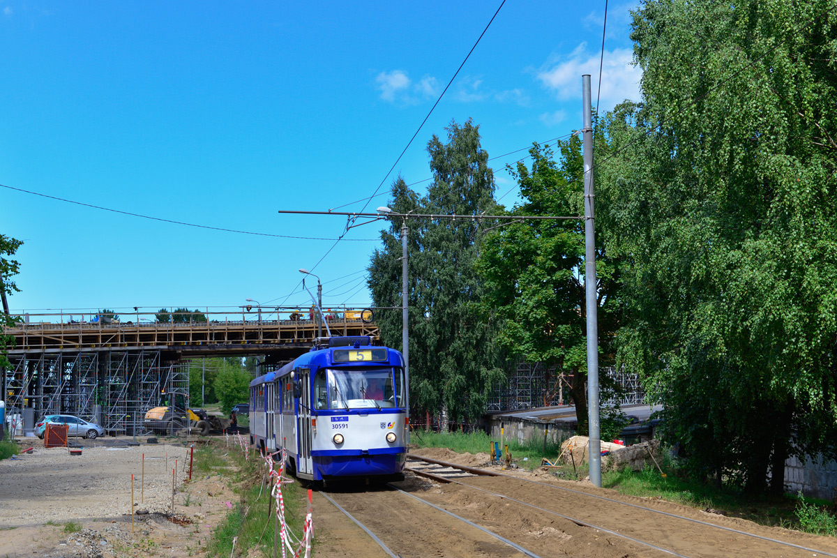 Рига, Tatra T3A № 30591