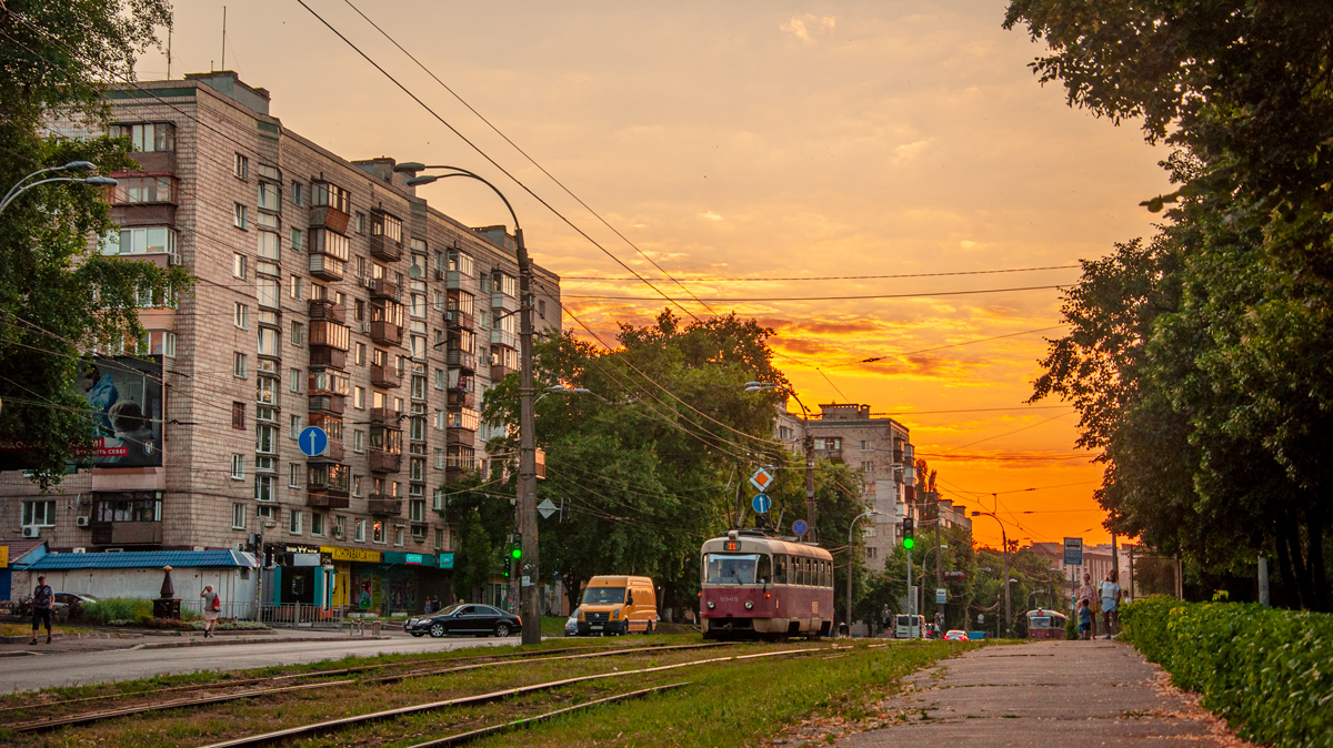 基辅 — Tramway lines: Podilske depot network — north
