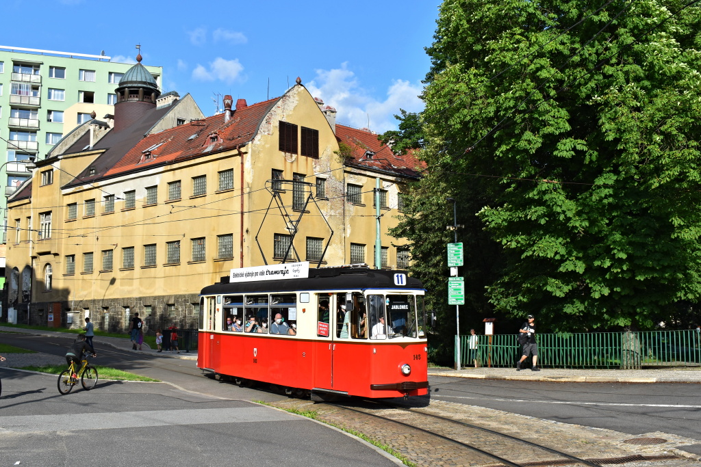 Либерец - Яблонец-над-Нисой, Gotha T2-62 № 145; Либерец - Яблонец-над-Нисой — Последние недели узкоколейки, 2021 г.