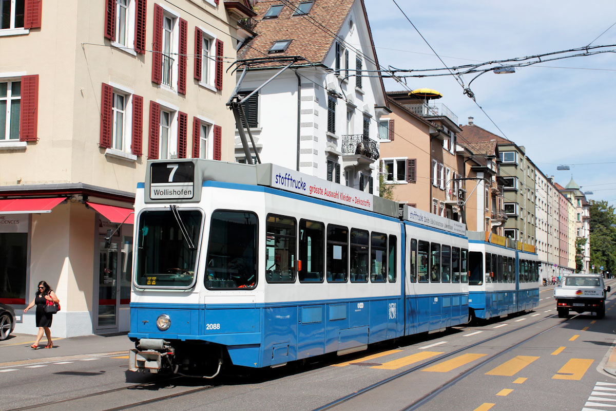 Цюрих, SWP/SIG/BBC Be 4/6 "Tram 2000" № 2088