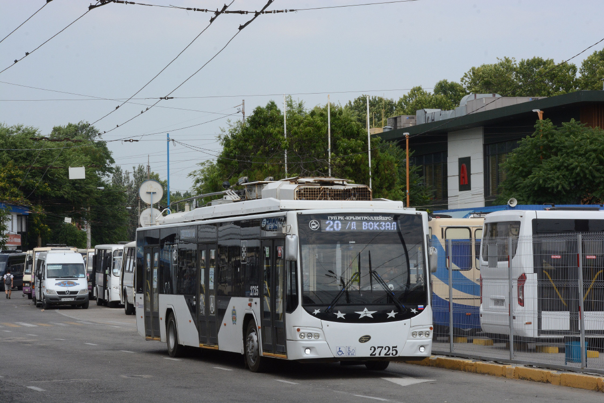 Crimean trolleybus, VMZ-5298.01 “Avangard” № 2725