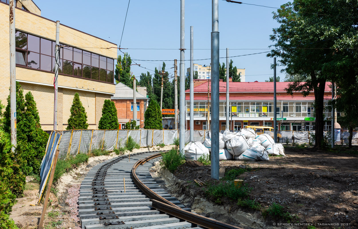 Таганрог — Ремонт трамвайной линии в рамках концессионного соглашения.  Этап №1; Таганрог — Ремонты