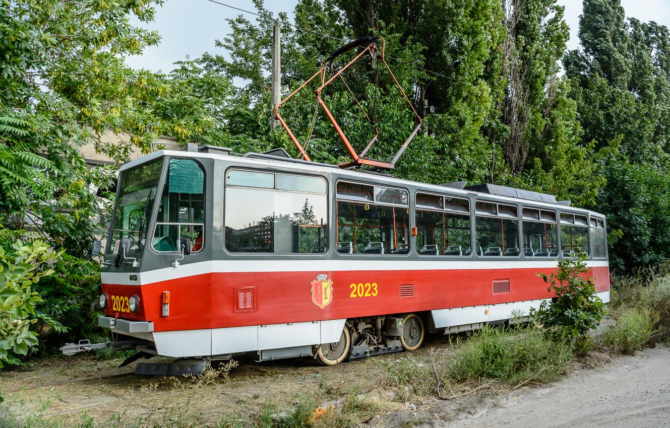 Каменское, Tatra T6A5 № 2023; Каменское — Бывшее трамвайное депо № 2