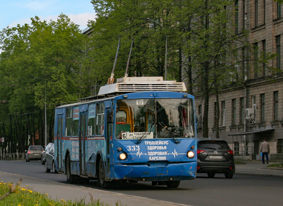 Петрозаводск, ВЗТМ-5284 № 333 — Фото — Городской электротранспорт