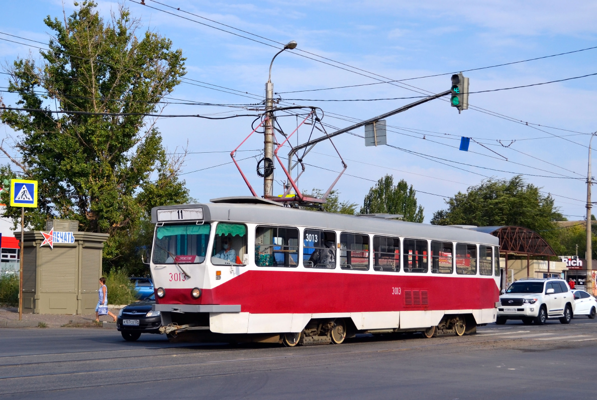 Волгоград, Tatra T3SU мод. ВЗСМ № 3013