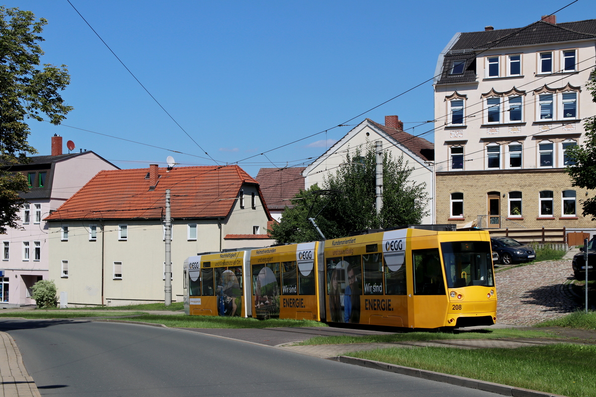 Gera, Alstom NGT8G č. 208