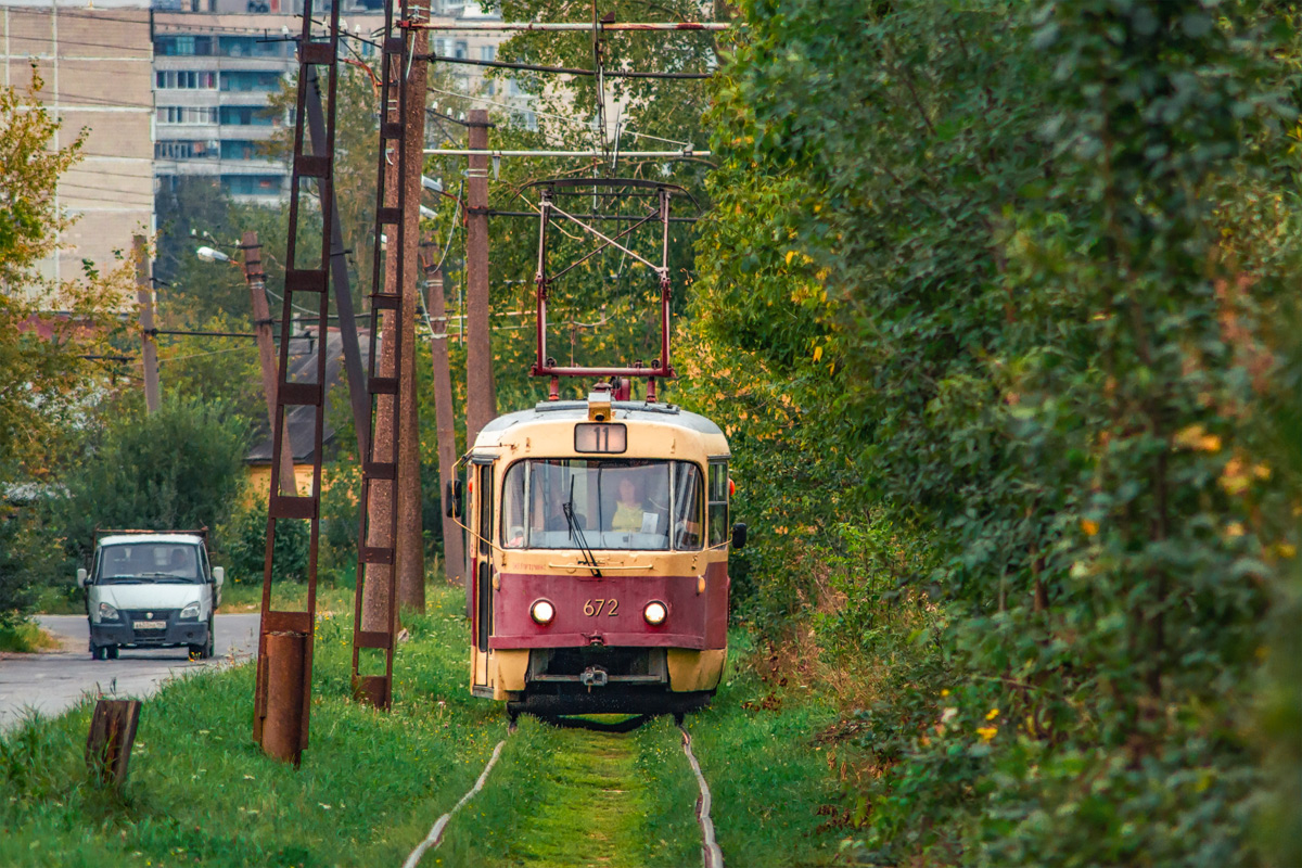 Екатеринбург, Tatra T3SU № 672; Екатеринбург — Линия на Зеленый Остров