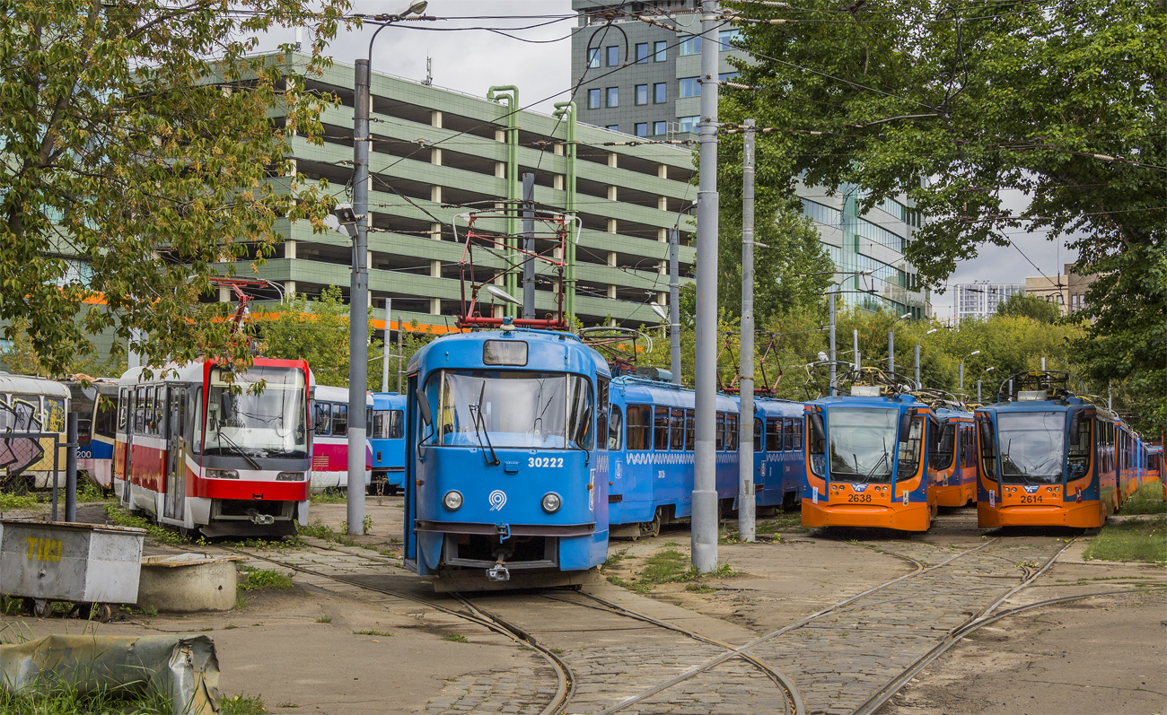 Москва, Tatra KT3R № 30699; Москва, МТТЧ № 30222; Москва, 71-623-02 № 2638; Москва, 71-623-02 № 2614