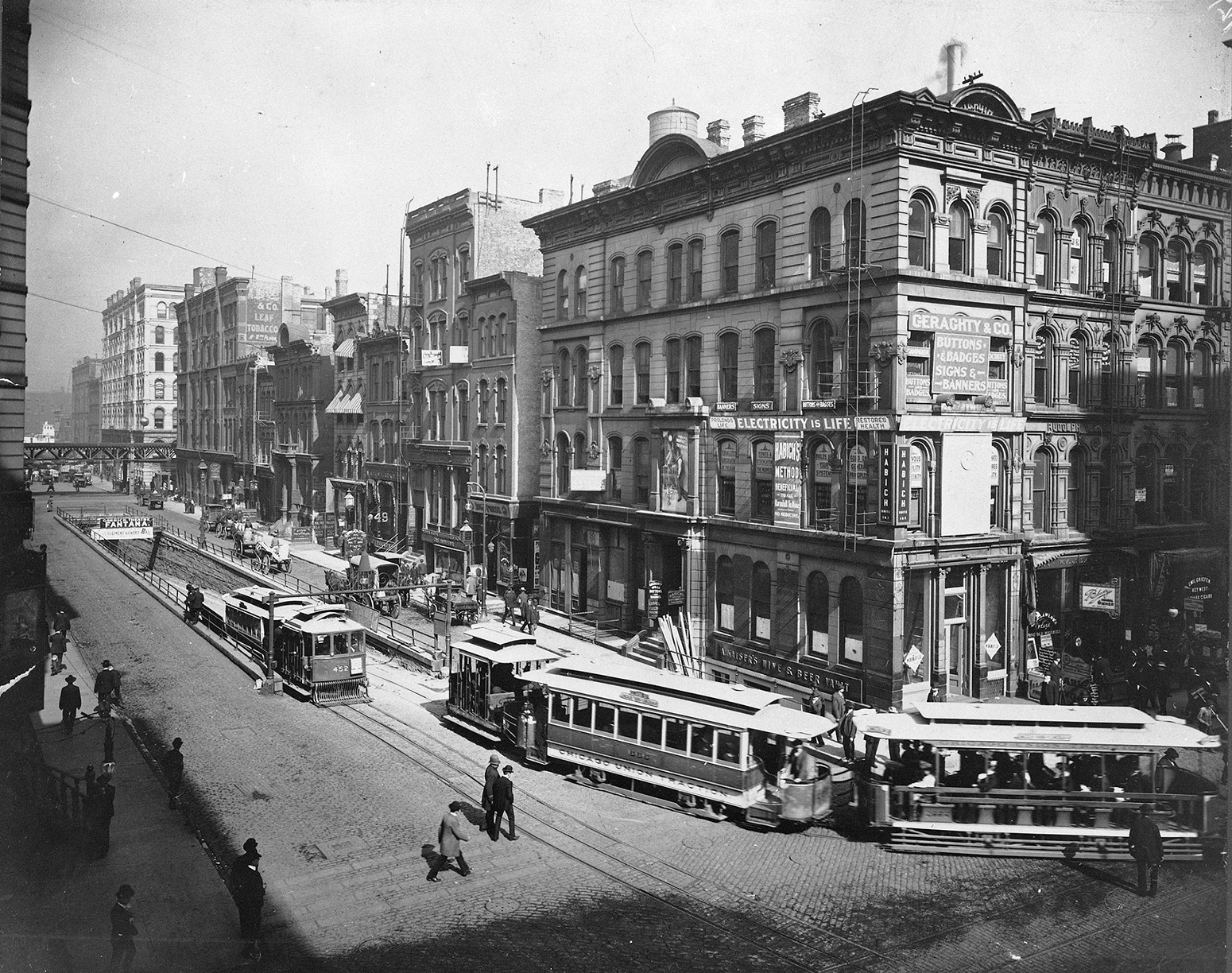 Чикаго, Brownell cable car № 452; Чикаго, Двухосный прицепной Brownell № 666; Чикаго — Трамвай — разные фотографии