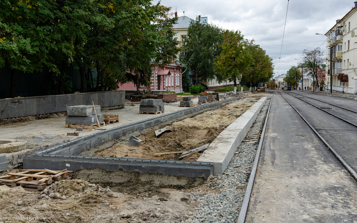 Ульяновск — Ремонт линии на улице Ленина