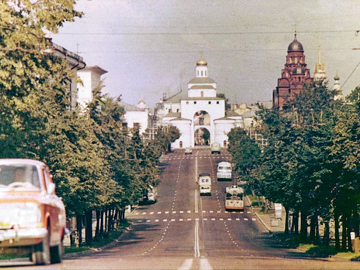 Владимир - Исторические фотографии - Фото - Городской электротранспорт