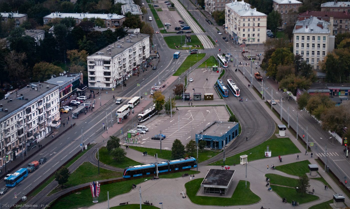 Москва — Виды с высоты; Москва — Конечные станции и кольца; Москва — Трамвайные линии: ВАО