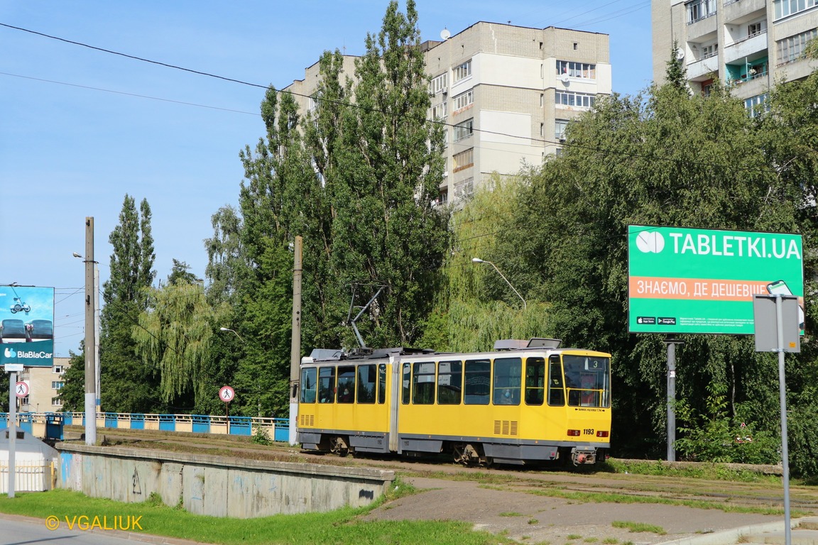 Lviv, Tatra KT4DM # 1193