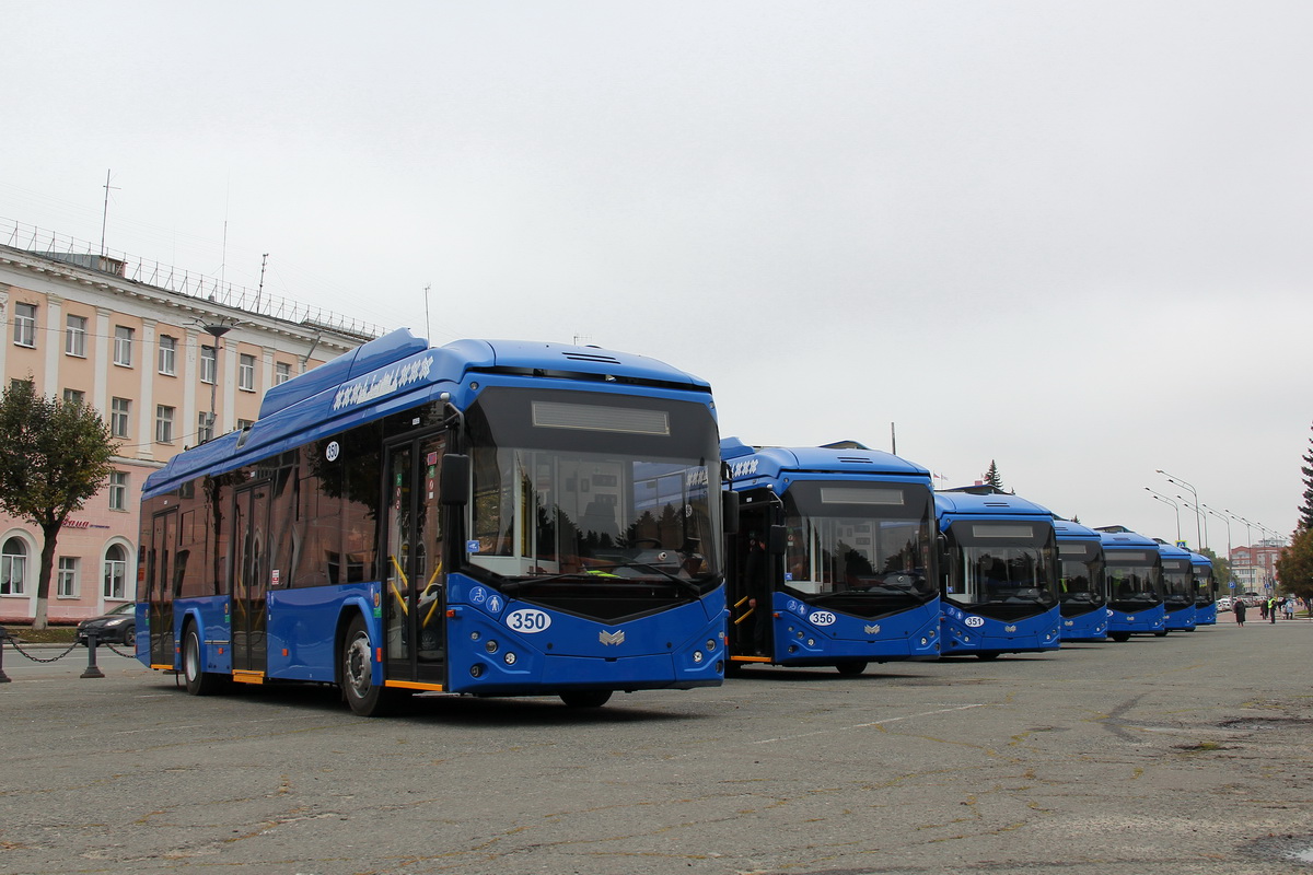 Йошкар-Ола, БКМ 321 № 350; Йошкар-Ола — Официальная презентация новых троллейбусов БКМ-321 Главе Республики Марий Эл и передача ключей от них