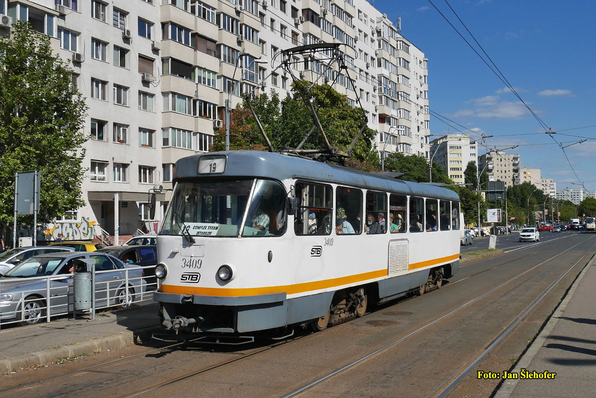 Bukarest, Tatra T4R Nr. 3409
