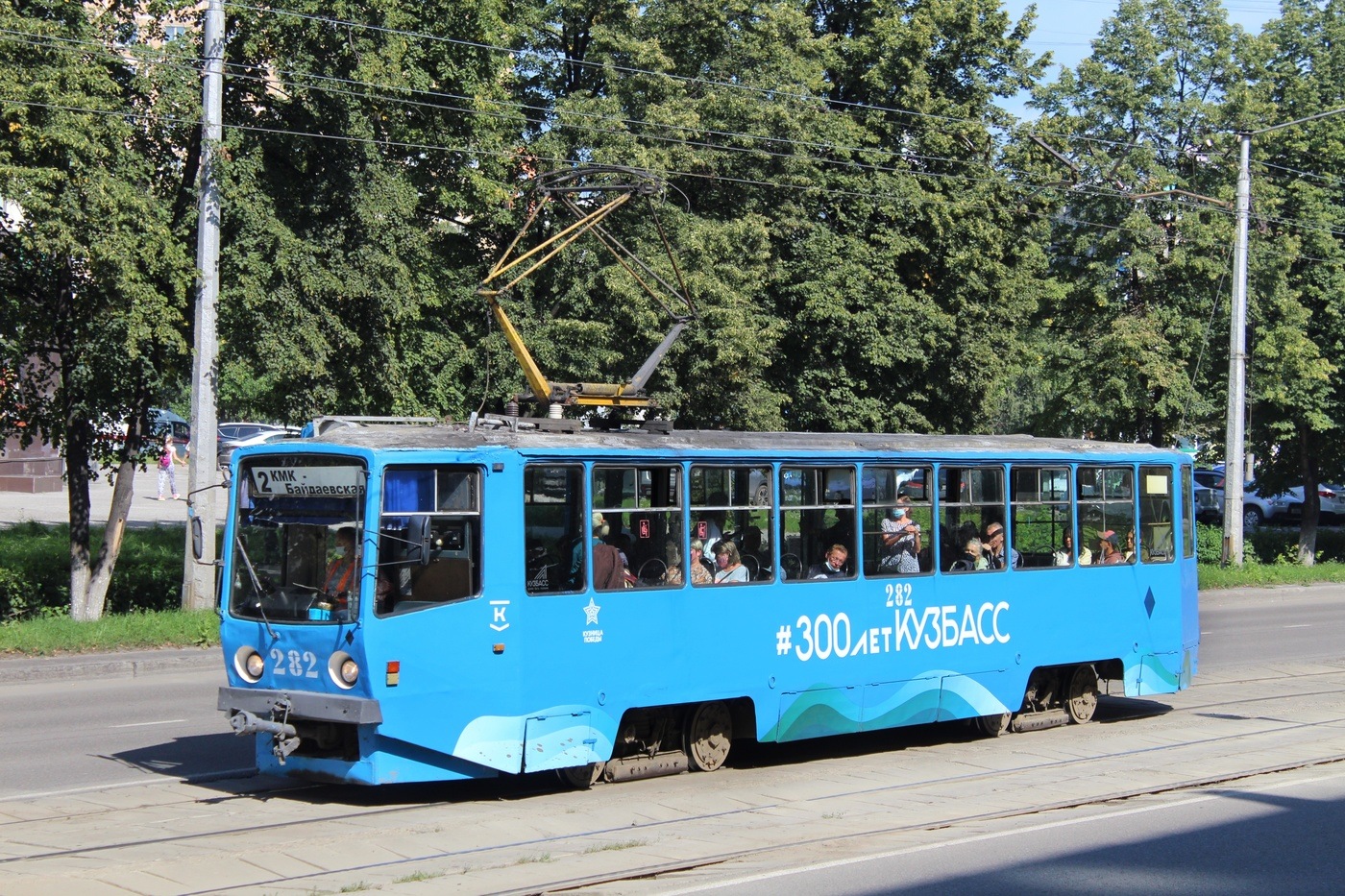 Новокузнецк, 71-608КМ № 282 — Фото — Городской электротранспорт