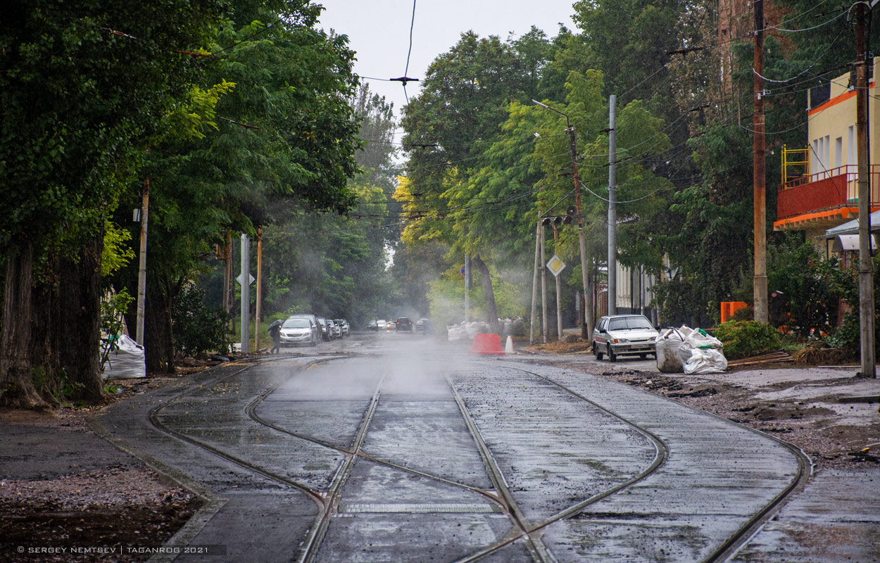 Taganrog — Repair of the tram line under the concession agreement. Stage #1