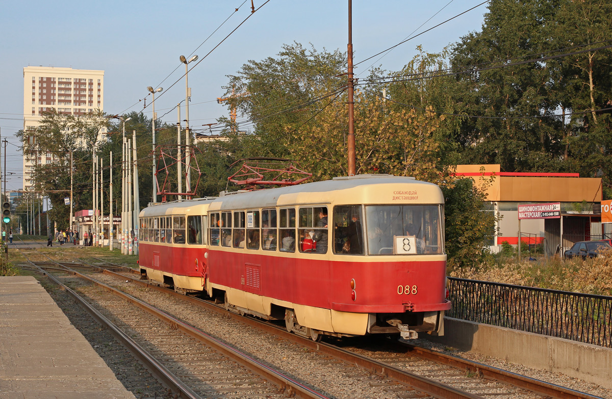 Екатеринбург, Tatra T3SU (двухдверная) № 088